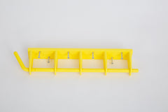 Yellow Rack 4-Bay Wall Mount