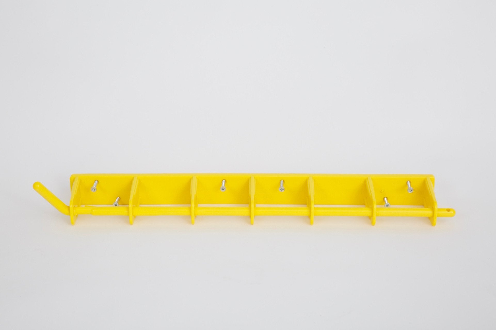 Yellow Rack 6-Bay Wall Mount