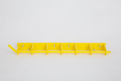 Yellow Rack 6-Bay Wall Mount