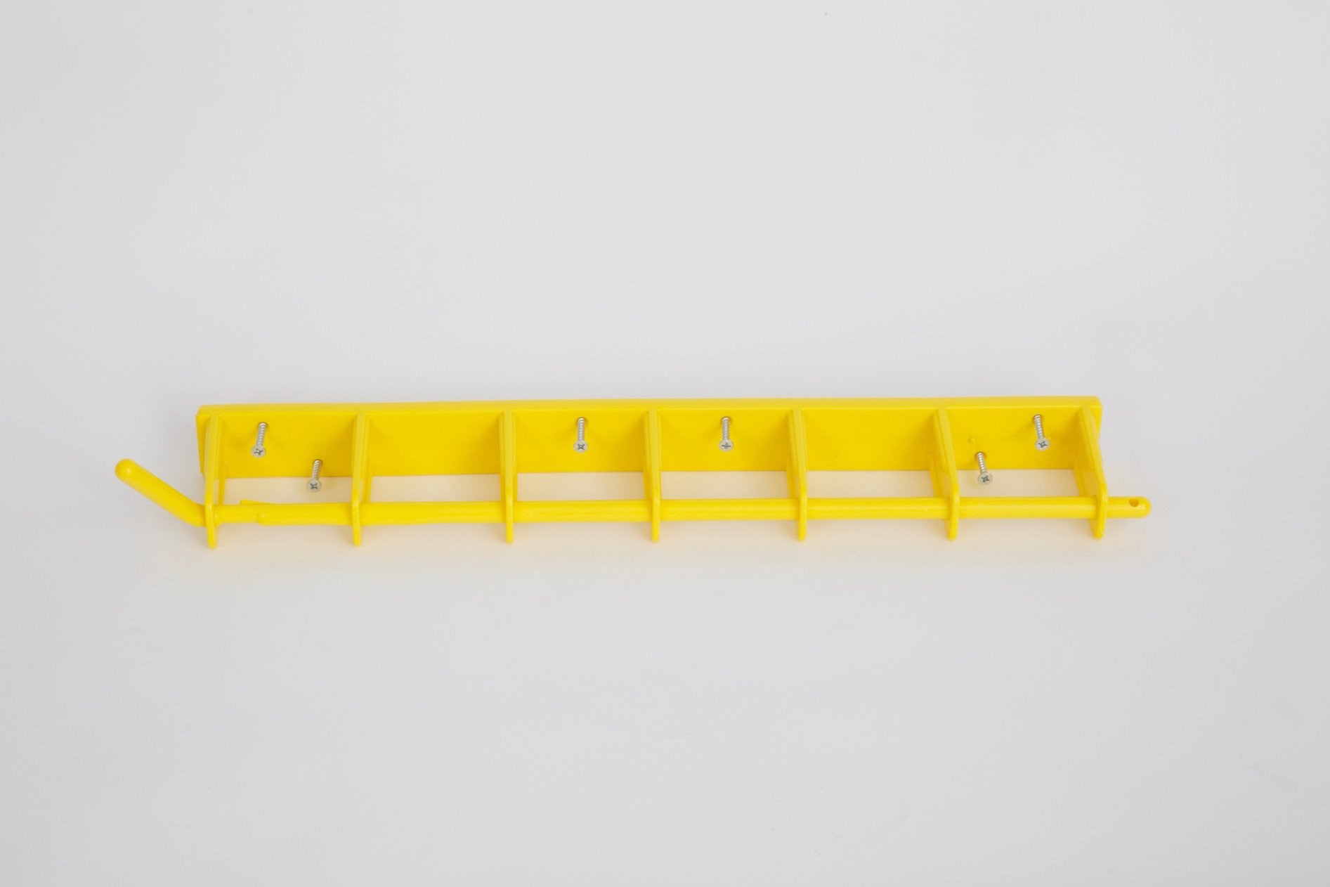 Yellow Rack 6-Bay Wall Mount