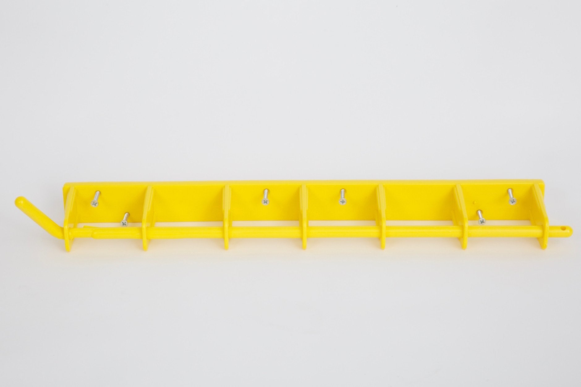 Yellow Rack 6-Bay Wall Mount
