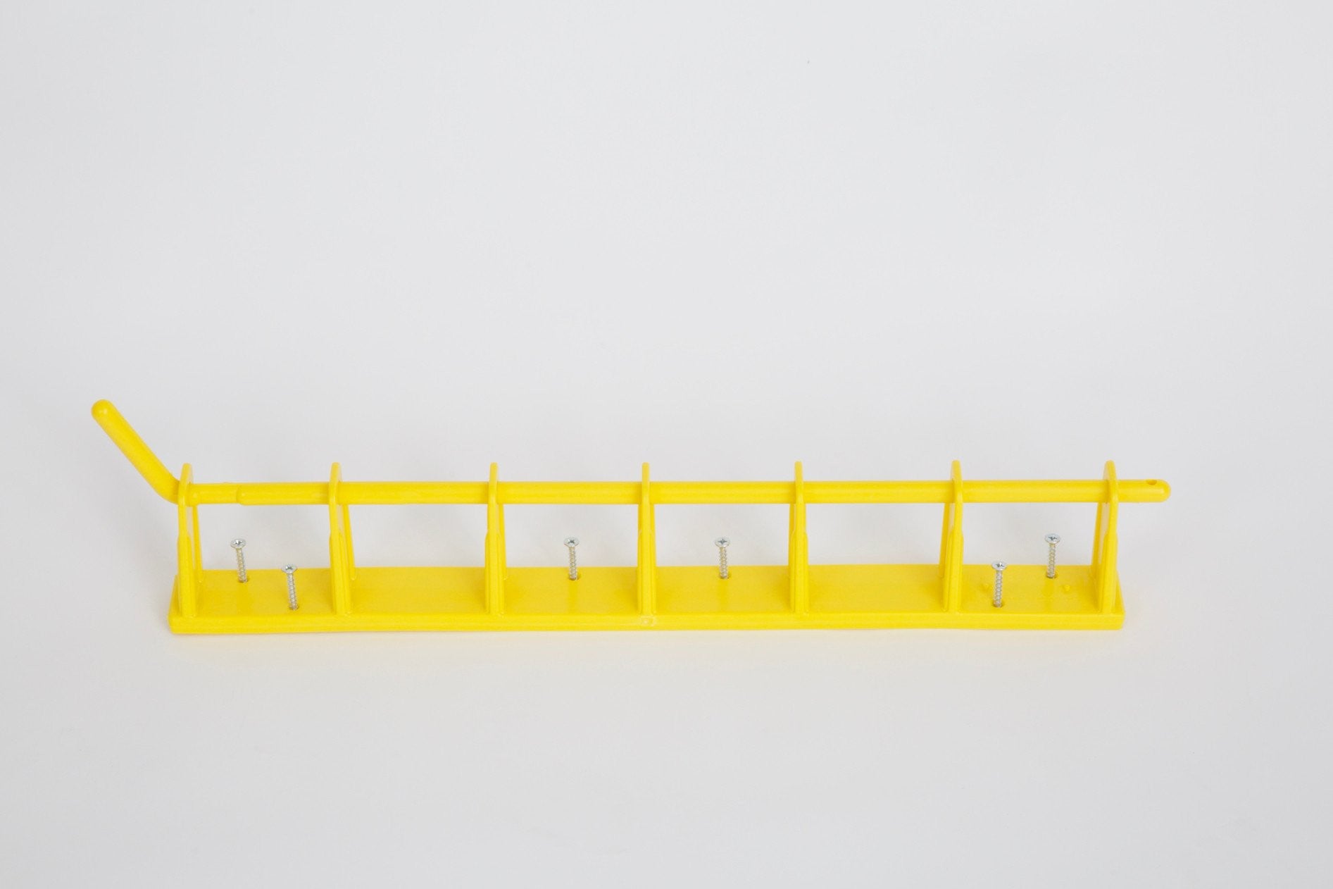 Yellow Rack 6-Bay Wall Mount