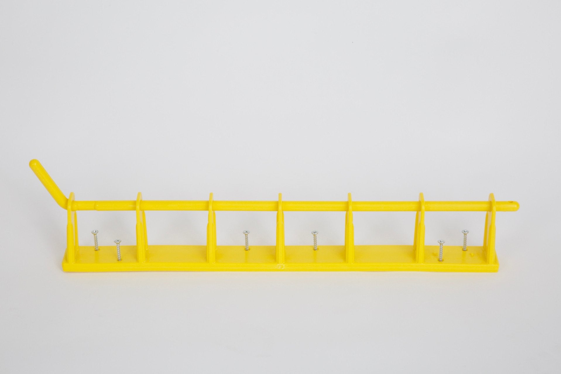 Yellow Rack 6-Bay Wall Mount