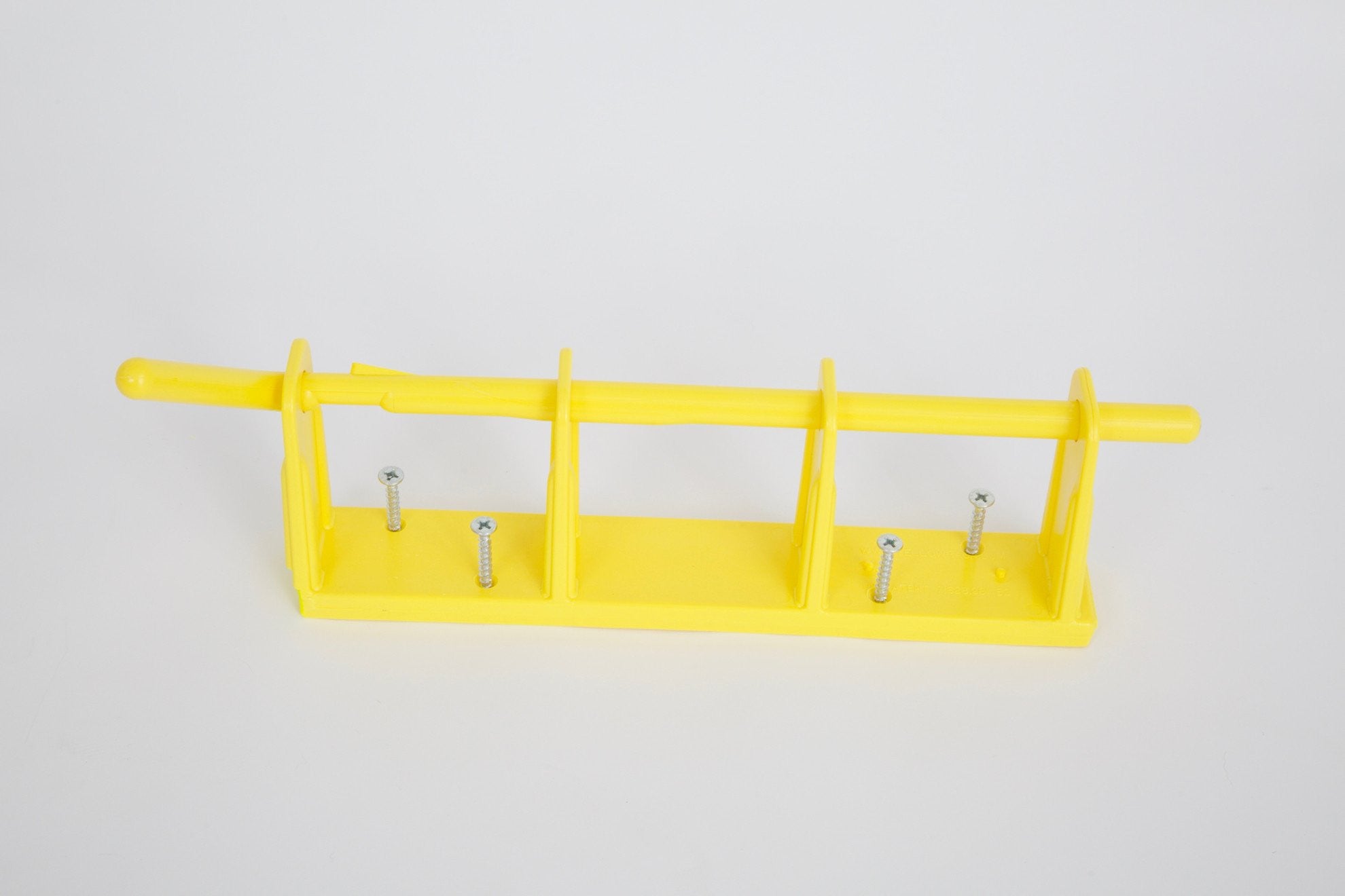 Yellow Rack 3-Bay Wall Mount