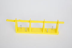 Yellow Rack 3-Bay Wall Mount