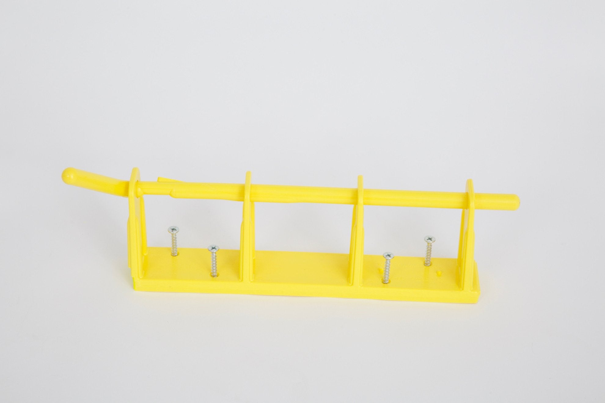 Yellow Rack 3-Bay Wall Mount