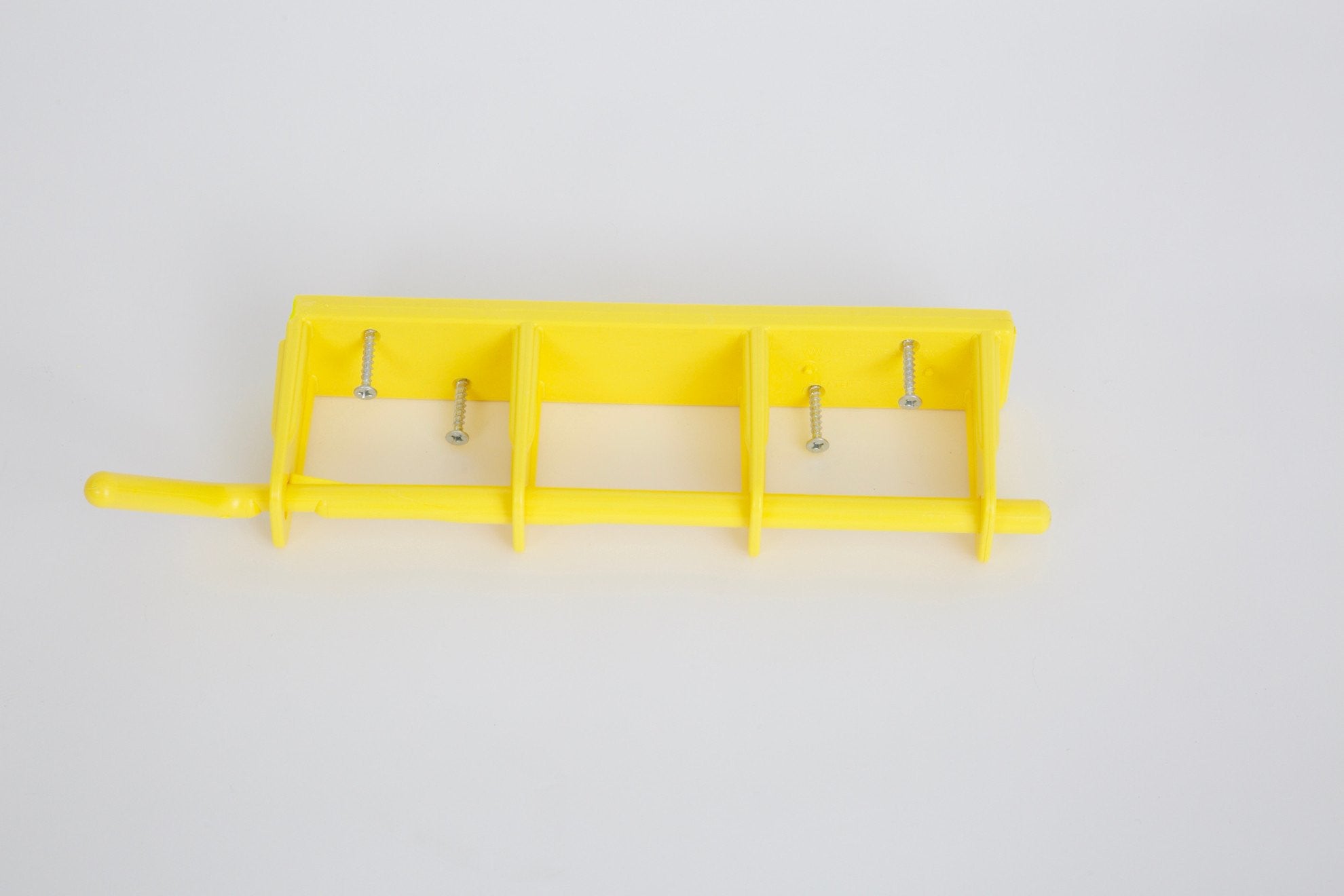 Yellow Rack 3-Bay Wall Mount