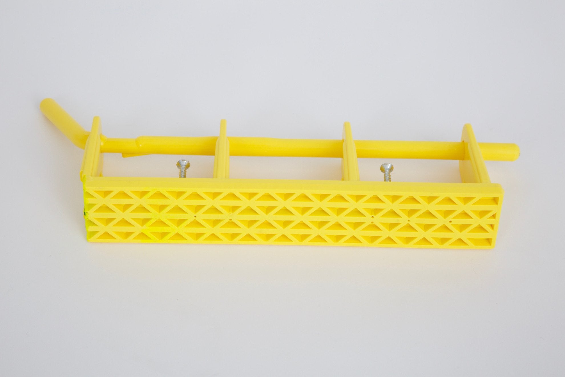 Yellow Rack 3-Bay Wall Mount