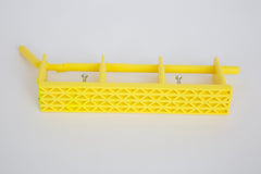 Yellow Rack 3-Bay Wall Mount