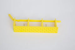 Yellow Rack 3-Bay Wall Mount