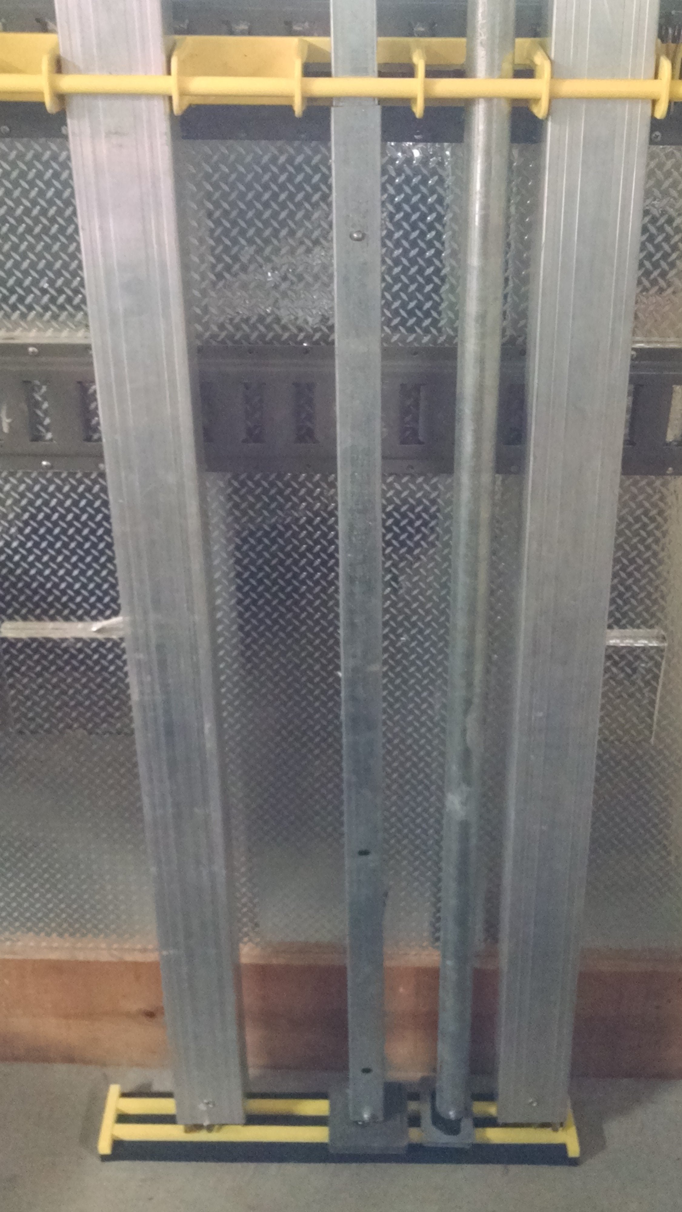 Yellow Rack Bar Pad Trailer Deck Protector