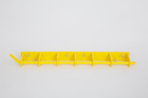 Yellow Rack 6-Bay Wall Mount